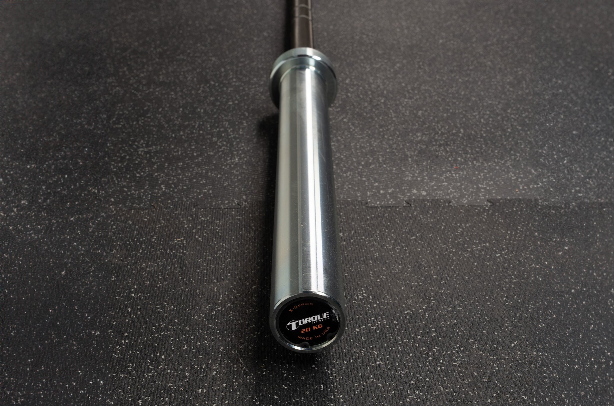 7' USA Black Zinc Olympic Barbell